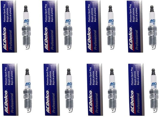 ACDelco 41-962 Professional Platinum Spark Plug, (8)