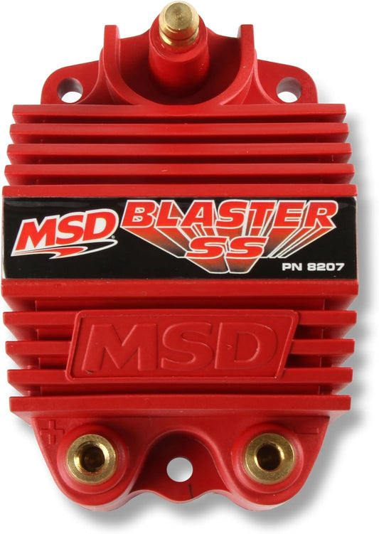 MSD 8207 Ignition Coil Blaster SS Series, 6-Series Ignitions, Red, Individual